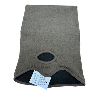 正品棕色防寒头套防护面罩骑行针织帽边防巡逻款保暖训练头套围脖