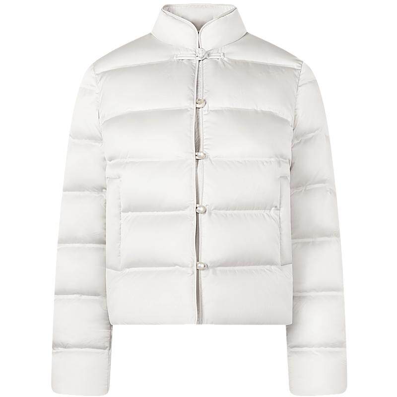 鹅绒短款羽绒服波司登休闲立领
