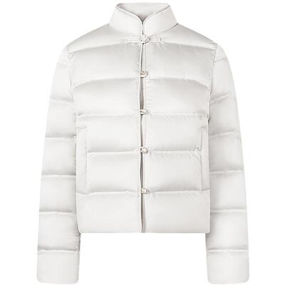 鹅绒短款羽绒服波司登休闲立领