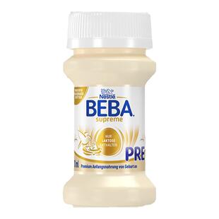 雀巢BEBA贝巴至尊婴幼儿配方新版PRE段6HMO液态奶粉水奶0-6个月