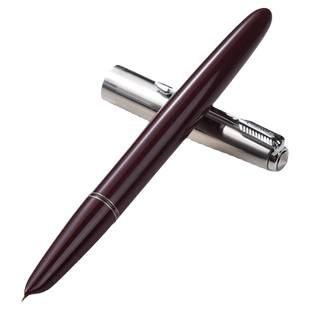 HERO/英雄经典616老款钢笔学生用书法练字中号小号复古怀旧商务办公成人用初学者暗尖铱金笔墨水笔上海总厂产