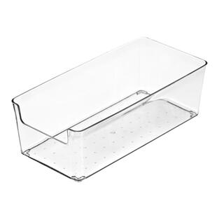 桌面抽屉收纳盒长条内置分隔盒窄长型文具小盒子隔板透明分格神器