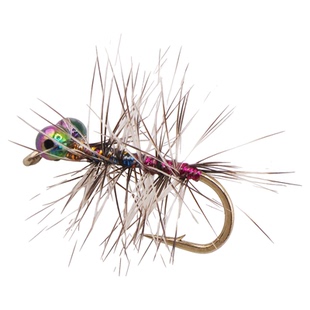 钓之猪路亚飞蝇钩大眼格里菲斯微物单钩仿生毒蚊白条马口翘嘴鱼钩