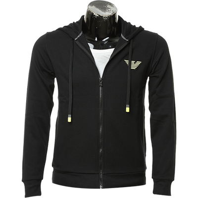 阿玛尼男士连帽卫衣外套