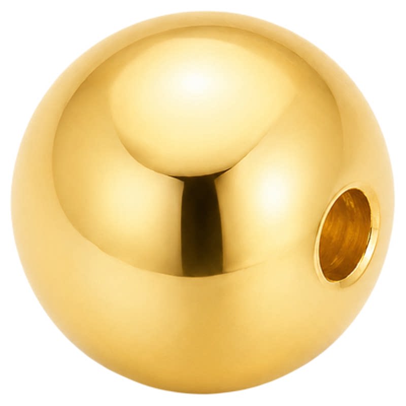 【镜媞】黄金足金999手链配珠小金珠子光面转运金珠黄金DIY散珠