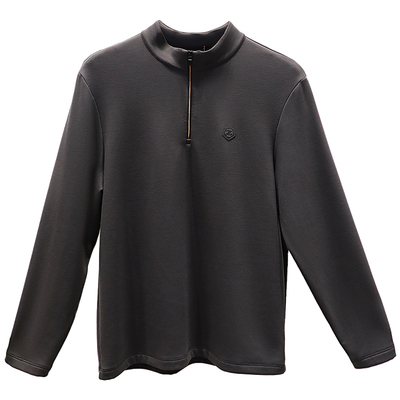 犇业男士立领保暖衣半拉链打底衫