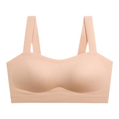 提未苏无钢圈聚拢背心式文胸