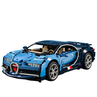 2025兰博基尼布加迪拼装积木跑车遥控车高难度玩具适用乐高男礼物