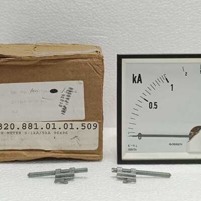 GOSSEN 2320.881.01.01.509 Analoger AC-Ampere-Meter 96x96 96