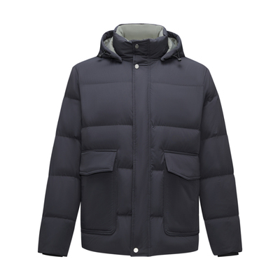 休闲羽绒服BONI/堡尼连帽