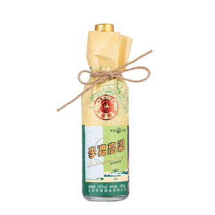 李渡 高粱献礼 畅饮版 纯粮白酒 口粮 45度 光瓶装 500ML
