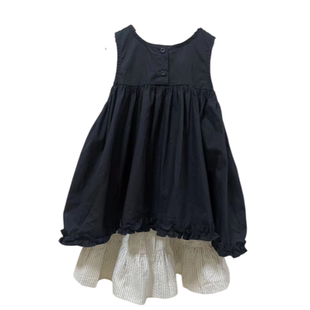 米素童装2025夏季新款洋气森系休闲儿童裙女童无袖娃娃衫气质套装