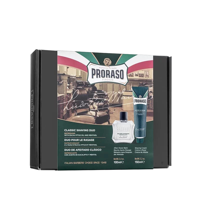 PRORASO桉树须后水剃须膏两件套