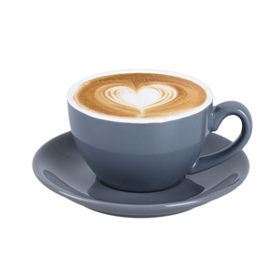 陶瓷拉花拿铁咖啡杯碟勺套装欧式卡布奇诺咖啡杯拿铁杯定制220ml