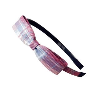 发箍女蝴蝶结2025新款jk格子压发头箍英伦甜美可爱学院风发卡发饰