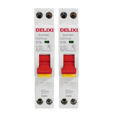 德力西家用小型漏电开关DZ47PLES