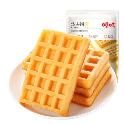 百草味-华夫饼168g早餐食品