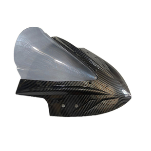 适用川崎国产小忍者NINJA300 250改装挡风玻璃加高竞技风挡配件