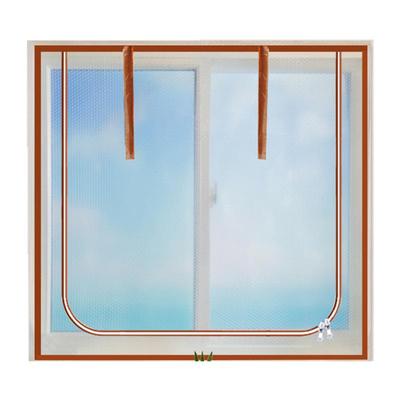 保暖防油烟隔断塑料膜拉链窗帘