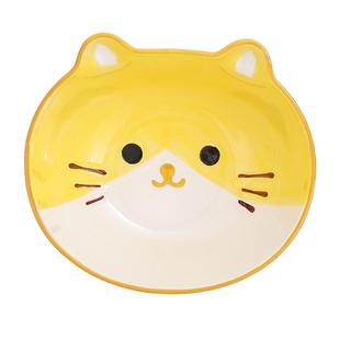 陶瓷儿童餐盘饭碗卡通风套装造型好看的盘子可爱创意早餐盘高颜值