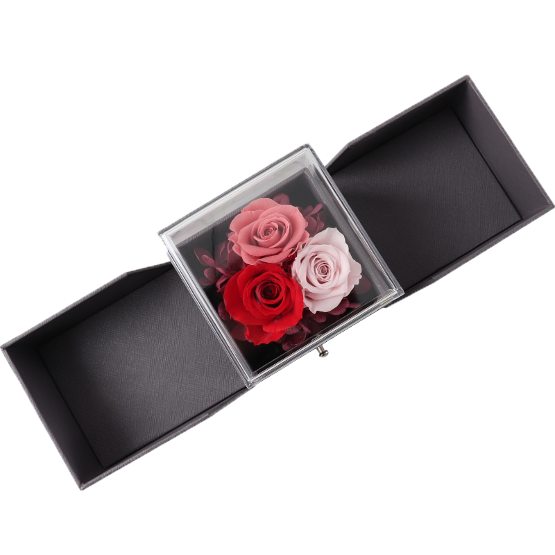 ROSEKISS永生花礼盒首饰永生花