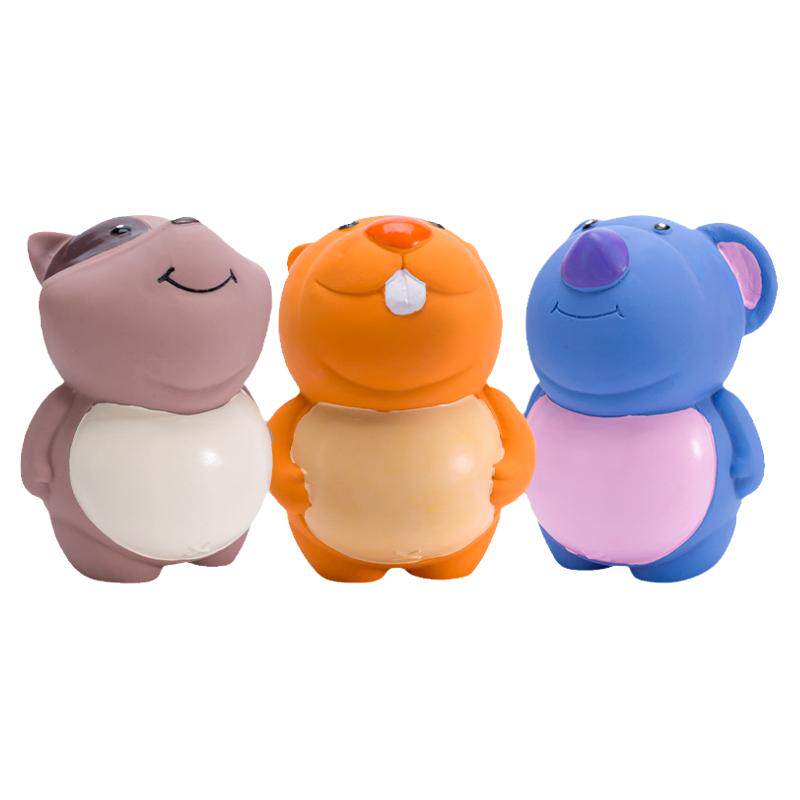QMONSTER圆滚滚乳胶发声狗狗玩具