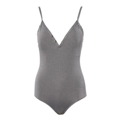 MEMORYBABY出游新品 气质女神清新吊带性感V领遮肚显瘦连体泳衣