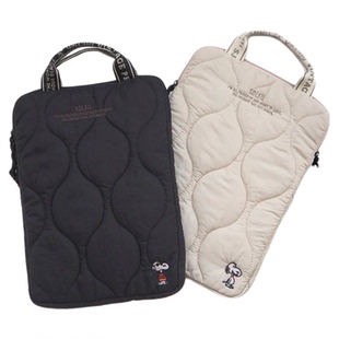 日系可爱史努比刺绣卡通12.9寸ipad包超轻便携防震平板电脑手提包