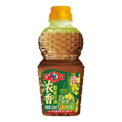 多力浓香菜籽油低芥酸压榨家用小瓶食用油菜油官方旗舰店非转基因