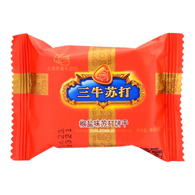 三牛苏打饼干香脆不腻代餐薄脆
