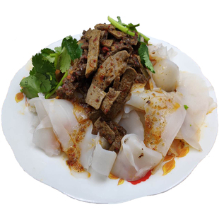 陕西陕北特产榆林小吃镇川碗托河神庙碗团麻辣肝真空碗托包邮