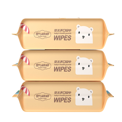 婴与棉棉80抽无色素手口湿巾