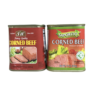 香港代购Corned Beef咸牛肉早餐三文治汉堡午餐肉即食罐头340g