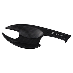 适用于马自达cx-5碳纤纹门腕拉手 CX5改装装饰门碗贴汽车门把手