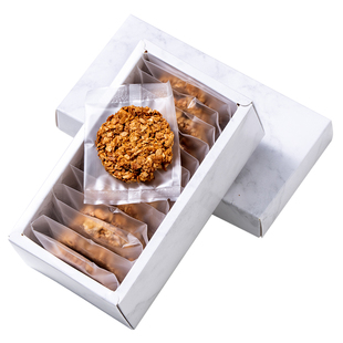 枣叔的店燕麦蜂蜜松子杂粮小饼代餐脆饼零食伴手礼下午茶礼盒薄脆