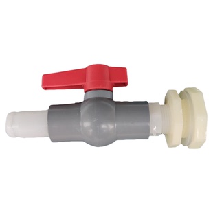 水箱水桶活接口鱼缸塑料排水阀门开关龙头pvc水管连接养殖球阀