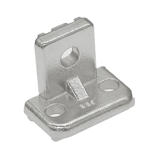 全国包邮机械手配件治具天行金具固定块单双孔螺母M5吸盘座铝合金