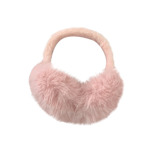 仿狐狸毛白色耳包大号毛绒耳捂子保暖防冻冬季耳罩女防寒耳套耳暖
