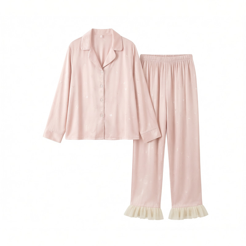 真丝甜美可爱蝴蝶印花家居服礼盒