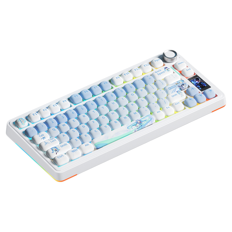 狼蛛S75Pro无线三模机械键盘客制化gasket结构电竞游戏办公通用