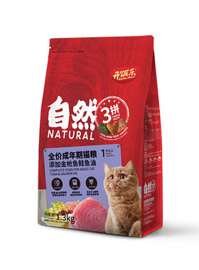 开饭乐挑嘴猫粮三文鱼鲣鱼低盐
