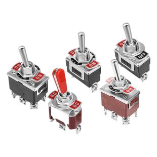 钮子开关摇头摇臂摇杆开关2 3 6脚2档3档复位自锁102 103 202