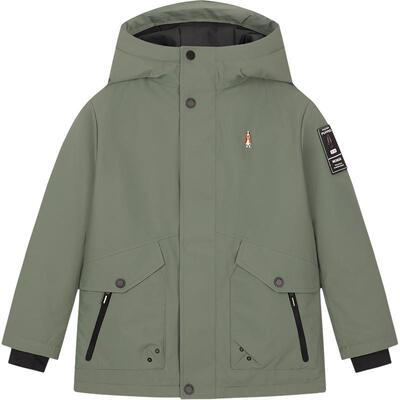 暇步士童装儿童风衣连帽加绒外套