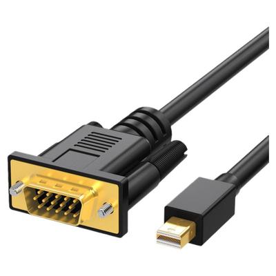 minidp转vga转接线迷你雷电接口微软苹果笔记本电脑显示器投影仪