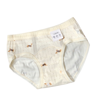 短腿汪~可爱少女内裤纯棉18cm加长裆10A抑菌2026新款秋冬全棉A类