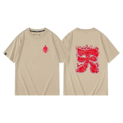 休闲宽松纯棉情侣短袖
