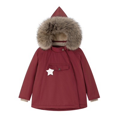 丹麦适用miniature童装25冬款男女小童防水保暖精灵外套官方正品