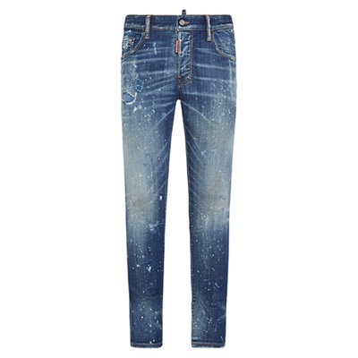 DSQUARED2/D2次方 秋冬系列 男士修身牛仔裤Super twinky