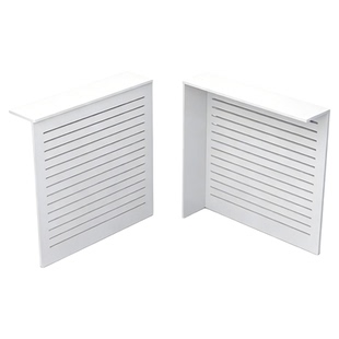 三面地暖分水器遮挡罩水管水表天燃气管道暖气片遮挡装饰遮丑挡板