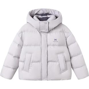 巴拉巴拉女童羽绒服中大童韩版加厚外套冬季新款童装儿童连帽短款